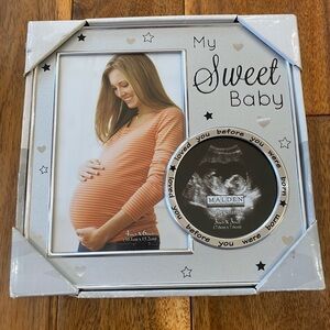 Malden "My Sweet Baby" Ultrasound & 4x6 Photo Frame